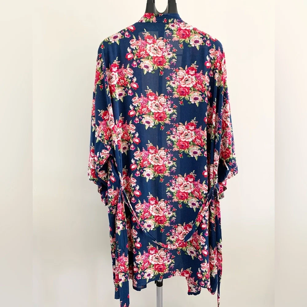 Floral Print Robe - Picture 4 of 6